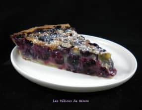 Tarte amandine aux myrtilles