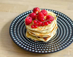 Pancakes avec de la farine de riz