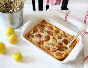 Clafoutis facile aux mirabelles