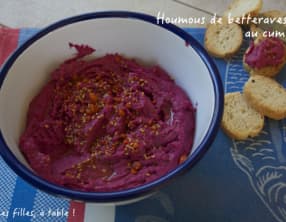Houmous de betteraves au cumin