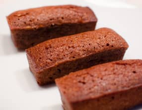 Financiers au chocolat et au sarrasin