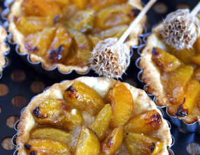 Tartelette aux reines claudes
