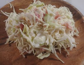 Salade de chou aux lardons et comté