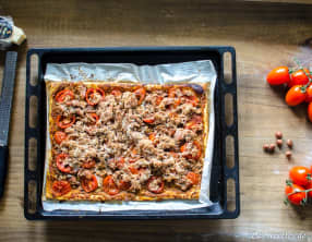 Tarte à la tomate et au thon