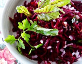Salade de betterave crue