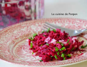 Betterave rouge et sa vinaigrette