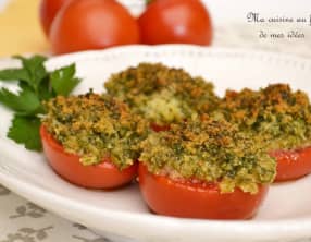Tomates gratinées à la provençale