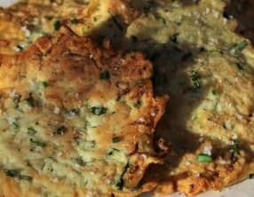 Galettes de courgettes râpées