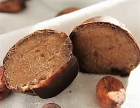 Bouchées chocolatées, Bio