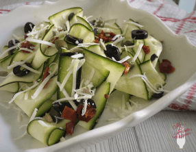 Salade de courgettes crues