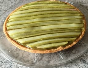 Tarte Rhubarbe et crème d'amandes