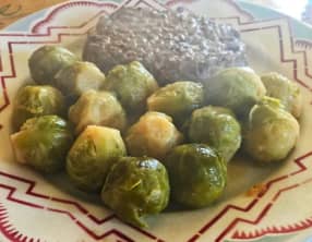 Choux de Bruxelles sauce moutarde au Companion