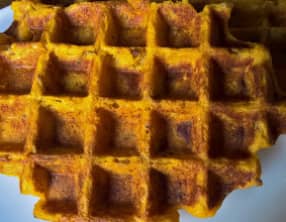 Gaufres potiron et marron