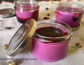 Yaourt de patate douce violette et fausse fève tonka