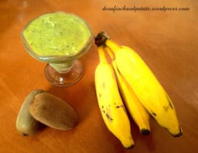 Froyo kiwi banane et mélisse officinale