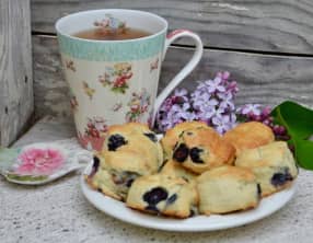 Scones aux myrtilles