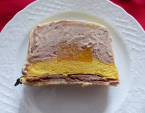 Bûche praliné passion