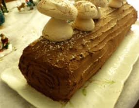Bûche au chocolat