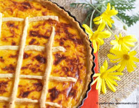 Tarte salée butternut et Comté