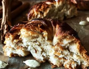 Brioche coco, cannelle, cardamome