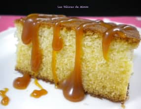 Le gâteau au lait chaud ou hot milk sponge cake