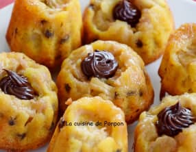 Muffin à la banane et aux pépites de chocolat
