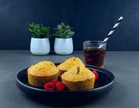 Muffins amande, noisette et fève tonka