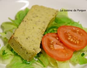 Flan aux 2 courgettes parfumé à la menthe