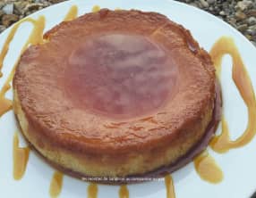 Gâteau de semoule au caramel