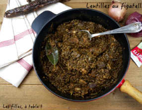 Lentilles au figatelli