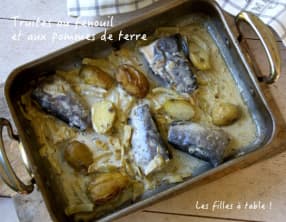 Truites au fenouil et pommes de terre