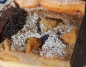 Tarte aux poires et à la crème de marrons