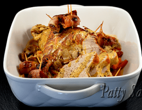 Rôti de dinde sauce moutarde