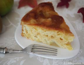 Gâteau aux pommes léger et sans balance