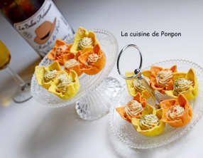 Amuse bouche à la crème d'anchois