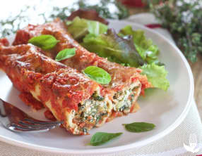 Cannellonis épinards et ricotta