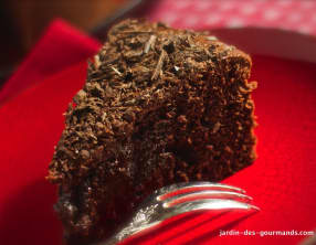 Fondant chocolat et crème de marrons