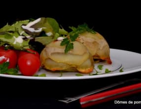 Dômes de pommes de terre à la viande