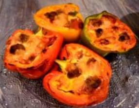 Poivron farci à la marocaine