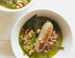 Comme un cassoulet au pesto