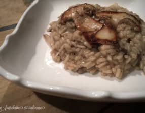 Risotto aux champignons des bois