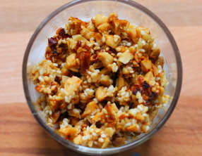 Dessert au tapioca et pralin