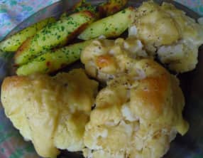 Gratin vegan de chou-fleur à la béchamel végétale