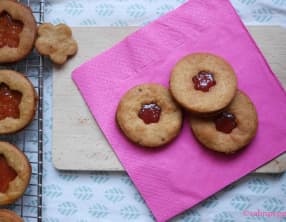 Sablés à la confiture de fraises
