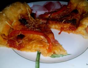 Pizza croute hot dog