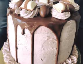 Mon layer cake Kinder Bueno
