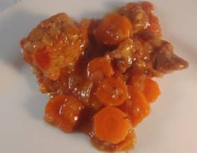 Tajine de jarret de veau au Pineau des Charentes rosé