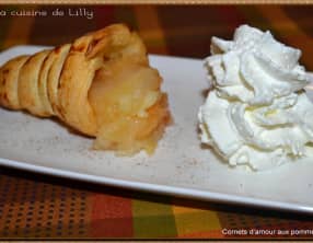 Cornets d'amour aux pommes