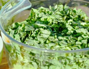 Sauté de choux tête et de courge