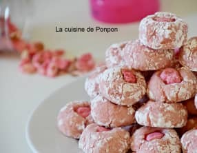 Amaretti à l'arôme framboise et praline rose